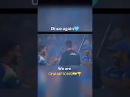 Once again 🩵, We are CHAMPIONS🇮🇳🏆#championstrophy2025 #icc #india #indiancricketteam #wc