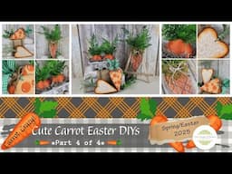 Carrot Crazy! Cute Carrot Easter DIYs | Part 4 | Spring/Easter 2025