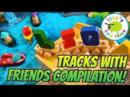 Track Building Challenges with Friends & AUNT HOOD! | Epic Collabs & Hilarious Fails