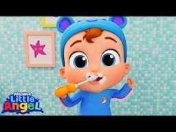 Baby Shark Toothbrush 🦷 Little Angel | Nursery Rhymes