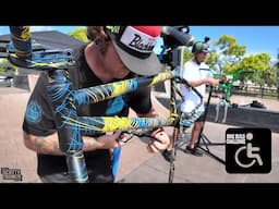 Handicap Bike Build Challenge Between Two Disabled BMX Riders Gets Heated!!