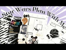 Star Wars Themed Spread | Classic Happy Planner Plan With Me | Decorative Planning