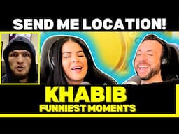 SHOULD HE BE A COMEDIAN?! First Time Watching Khabib Nurmagomedov Funniest Moments Reaction!