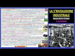 1°rivoluzione industriale riassunto storia semplice e completo x superiori