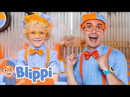 Vehicles | Blippi’s Ball Pit Adventure! 🎈 Bubble Ride & Hide-and-Seek Fun!