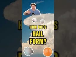 IN ONE MINUTE - How HAIL Forms🧠🧊
