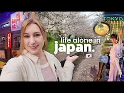 Life in Japan 🌸 Living alone, sakura walks, otaku concert culture rules, ramen museum 🍜
