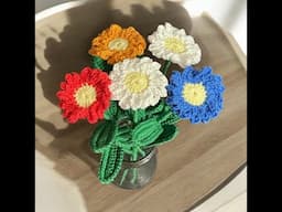 Tuto fleurs au crochet spécial gaucher @AlextitiaTutoCrochet