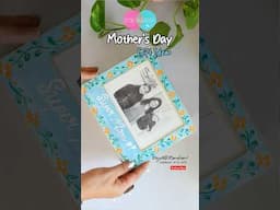 Mothers’s Day Gift Ideas, photo frame with cardboard #diywithkanchan #mothersday