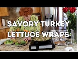 Savory Turkey Lettuce Wraps