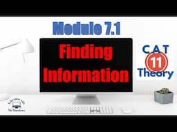 Module 7.1 | Finding Information | Grade 11