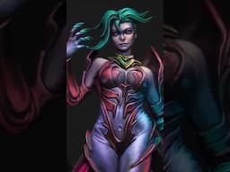 Painting Natalya from AoV #arenaofvalor #miniature #painting #artwork #fyp