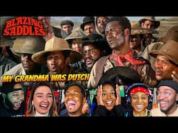 TOP "Railroad Workers" Reactions! Blazing Saddles 1974 Movie Reaction *First Time Watching*
