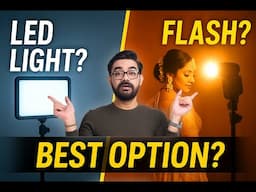 🎯 Wedding Portraits ke liye LED ya Flash? 💡 Best Option Explained!
