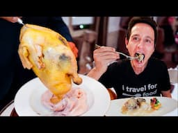 $325 Whole Chicken in Bladder Balloon!! (Lyon, France) 🇫🇷