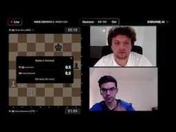HANS NIEMANN VS ANISH GIRI. REMATCH. LIVE on ENDGAME.AI