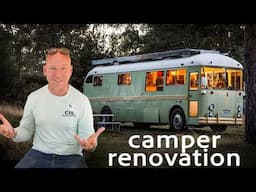 I built a Modern Tiny Home Inside of My Grandpa's Vintage Bus