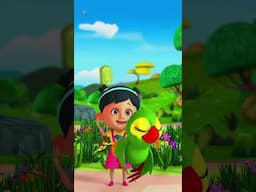 Main Tota Main Tota, मैं तोता मैं तोता, Hindi Rhymes for Kids #shorts #maintota #babyrhymes #kidsfun