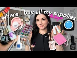 my favorite online nail stores! 💅🏻🛒 where I buy EVERYTHING