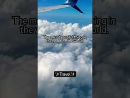The most beautiful thing in the world…✈️ #travelshorts #beautifulworld #travel