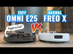 REAL WORLD TEST! eufy Omni E25 with HydroJet vs Narwal Freo X Ultra
