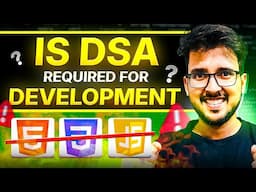 Is DSA required for web development in 2025 ? ❌