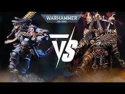 NEW Space Wolves Vs Chaos Space Marines: 2000pts Warhammer 40K Battle Report