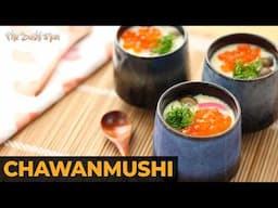 How to Make CHAWANMUSHI (Japanese Steamed Egg Custard) with The Sushi Man