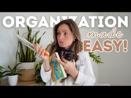 Organization Hacks To Make Life a Little Easier(...from a Type B Mom)