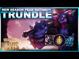 MY NEW SEASON PEAK RATING!?! TRUNDLE! | League of Legends