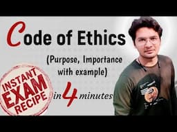 Code of Ethics | Purpose, Importance with example | Business Ethics| Unbeaten Learning | BBA,MBA