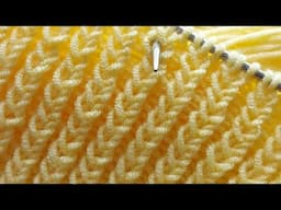 Easy And Beautiful knitting pattern🫠
