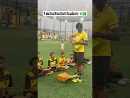 ✅ I visited Football Academy | learning, best Football skills #shorts #viralshorts