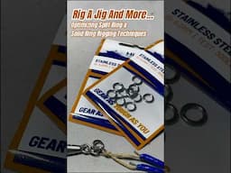 Optimizing Split Ring & Solid Ring Rigging Techniques. #floridakeysfishing #fishingtips #jigging