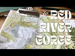 Sketching & Writing Retreat in the Red River Gorge! ✨ Working on My Novel ✨ Art & Writing VLOG