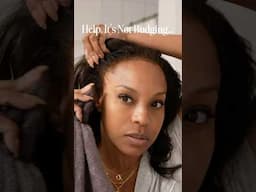 Why Won’t it Come off?! 👀#naturalhair #hair #hairstyle #grwm #wig #wigs #protectivestyles #haircare