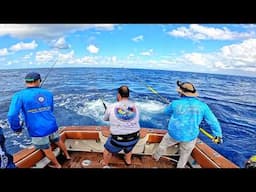 Fish on, Broken outrigger: It was CHAOS!