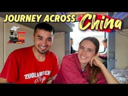 Traveling 4000 km to visit my boyfriend's hometown! 🚂 我们回新疆了！三夜绿皮车