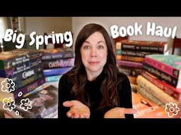 30+ Huge Spring Book Haul II Lots of Romantasy, YA, and Series books!