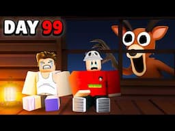 Can We Survive 100 DAYS in a Roblox Forest? (ft. Enyu)