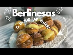 Berlinesas perfectas: masa aireada, fritura justa y relleno generoso