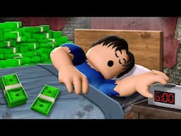 He WOKE UP With A BILLION Dollars! (A Roblox Movie)