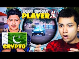 ROLEX REACTS to i8 CRYPTO (BEST 4x SPRAY PLAYER) | PUBG MOBILE