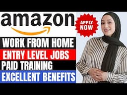 Amazon is Hiring! $53,000/Year + 100% Remote + Excellent Benefits (Remote Work From Home Jobs 2025)