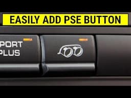 How To Easily Add Porsche Sport Exhaust Button to Porsche 997 & 987 (ECG Performance DIY Tutorial)