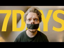 I Didn't Speak for 7 Days - Here's What Happened