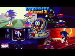FNF: Vs Sonic Cool Mod (Many Phases, Cutscenes) // VS Rewrite – ROUND 2 █ Friday Night Funkin' █