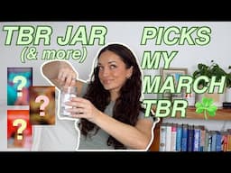 TBR prompt jar, libby, & book club picks my March reads 📖🍀🫙🌈