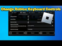 How To Change Roblox Keyboard Controls & Keybinds - NEW 2025✅🎮