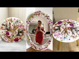 🔥 Epoxy Resin Set with Orchids – Luxurious DIY Home Décor!